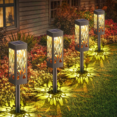 LETMY Low Voltage Solar Powered Integrated LED Pathway Light Pack